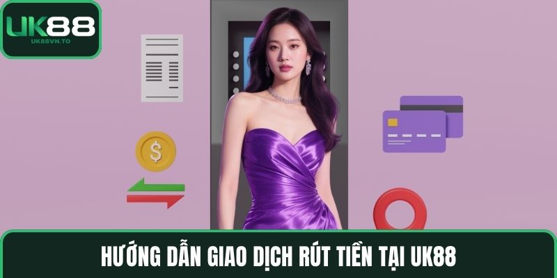 Hướng dẫn giao dịch rút tiền tại UK88
