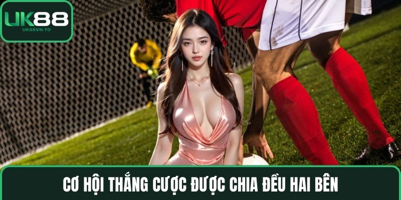 Cơ hội thắng cược được chia đều hai bên