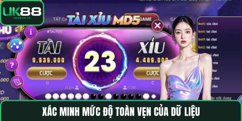 Xác minh mức độ toàn vẹn của dữ liệu