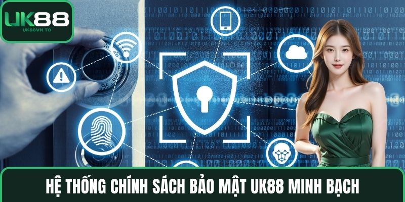 Hệ thống Chính sách bảo mật UK88 minh bạch